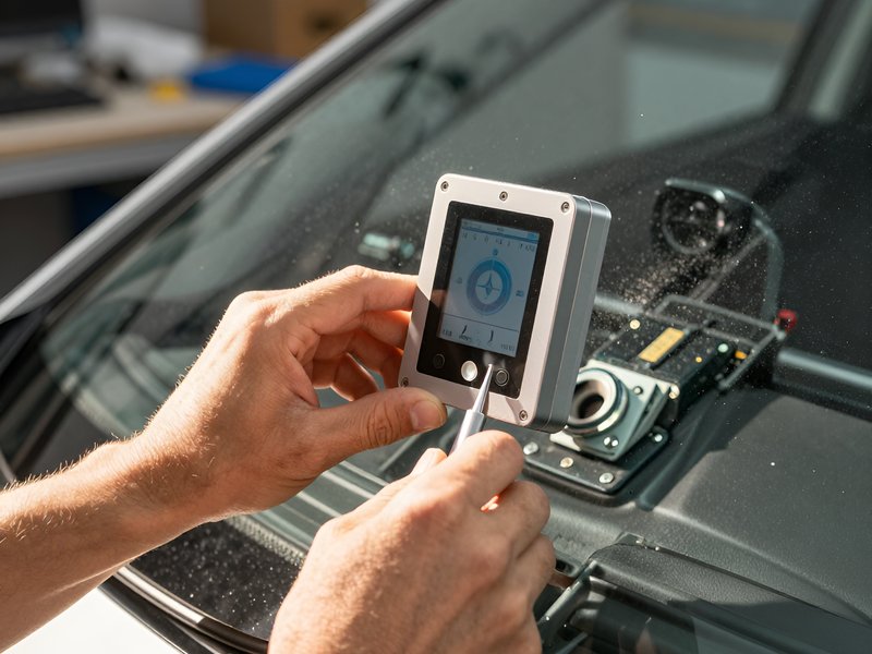 Калибровка камеры ADAS после профессиональной установки новых радиаторов автомобилей Mercedes-Benz